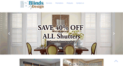 Desktop Screenshot of blinds4design.com